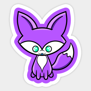 Cute Fox 2 Sticker